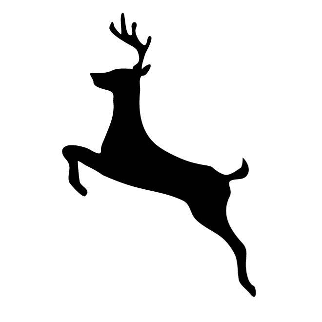660x660 Wild Deer Silhouette