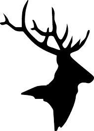 190x265 Stag Head Silhouette