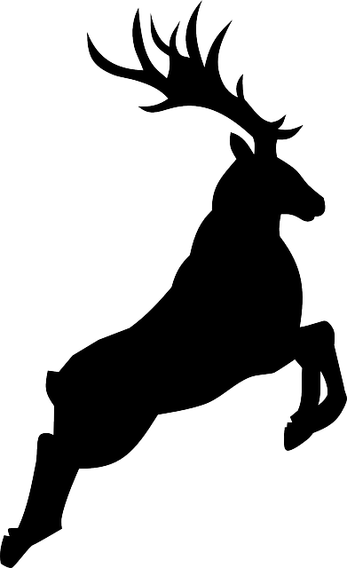 391x640 Buck Deer Silhouette