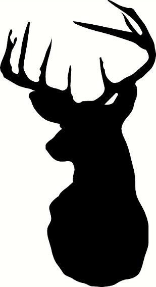 309x568 Deer Head Silhouette Best 25 Deer Head Stencil Ideas
