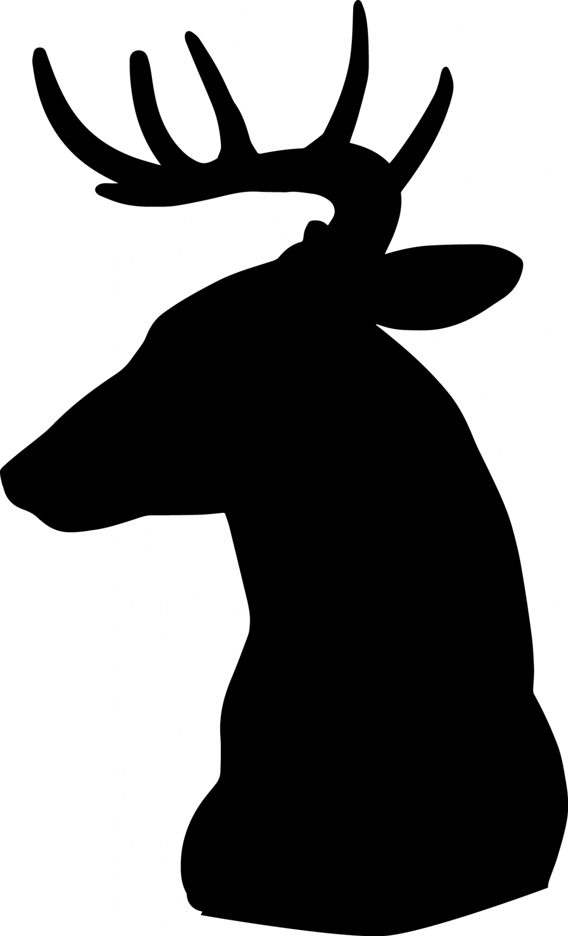 1166x1920 Deer Silhouette Free Stock Photo