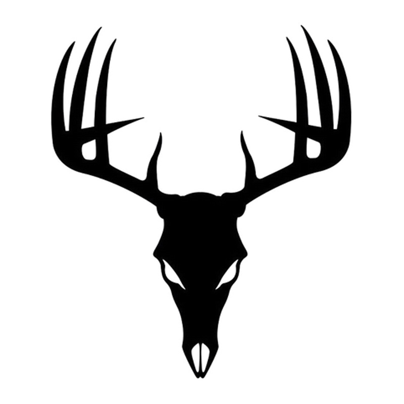 800x800 Hotmeini Buck Skull Decal Hunting Deer Hunter Antlers Stickers Car