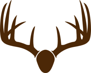 297x237 Brown Deer Skull Mount Clip Art