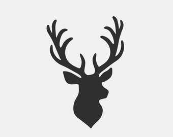 340x270 Deer Head Antlers