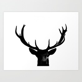 264x264 Deer Silhouette Art Prints Society6