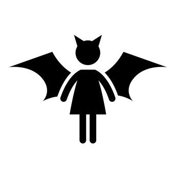 340x340 Free Silhouettes Devil, Mischief, Icon