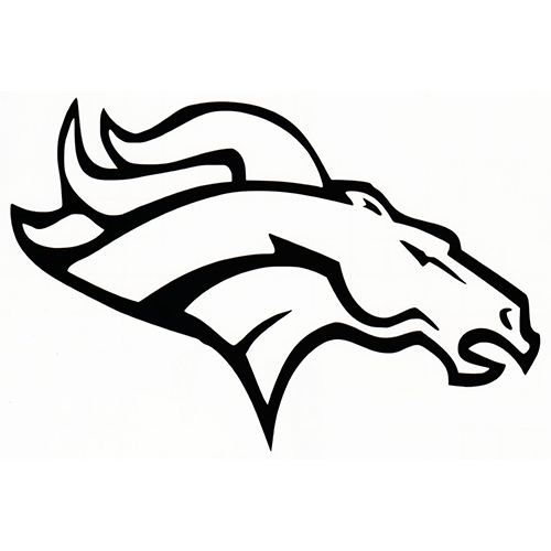 Denver Broncos Silhouette at GetDrawings | Free download