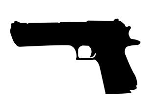 Desert Eagle Silhouette at GetDrawings | Free download
