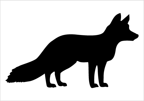 501x352 Sweetlooking Fox Silhouette Clip Art Cliparts Free Download