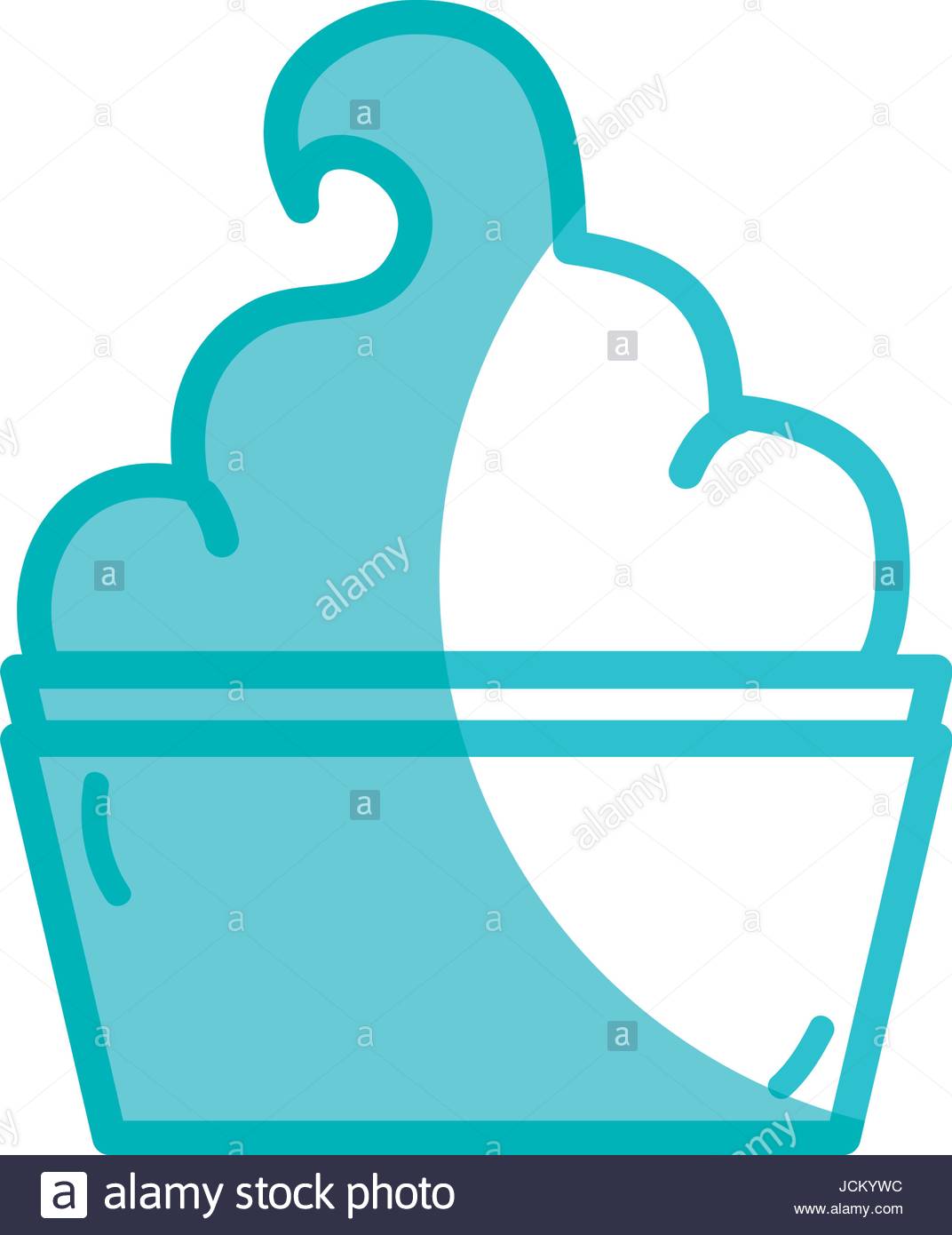 1072x1390 Silhouette Delicious And Sweet Muffiin Desert Stock Vector Art