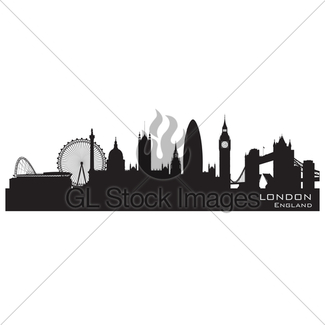 325x325 Cambridge England City Skyline Detailed Silhouette Gl Stock Images