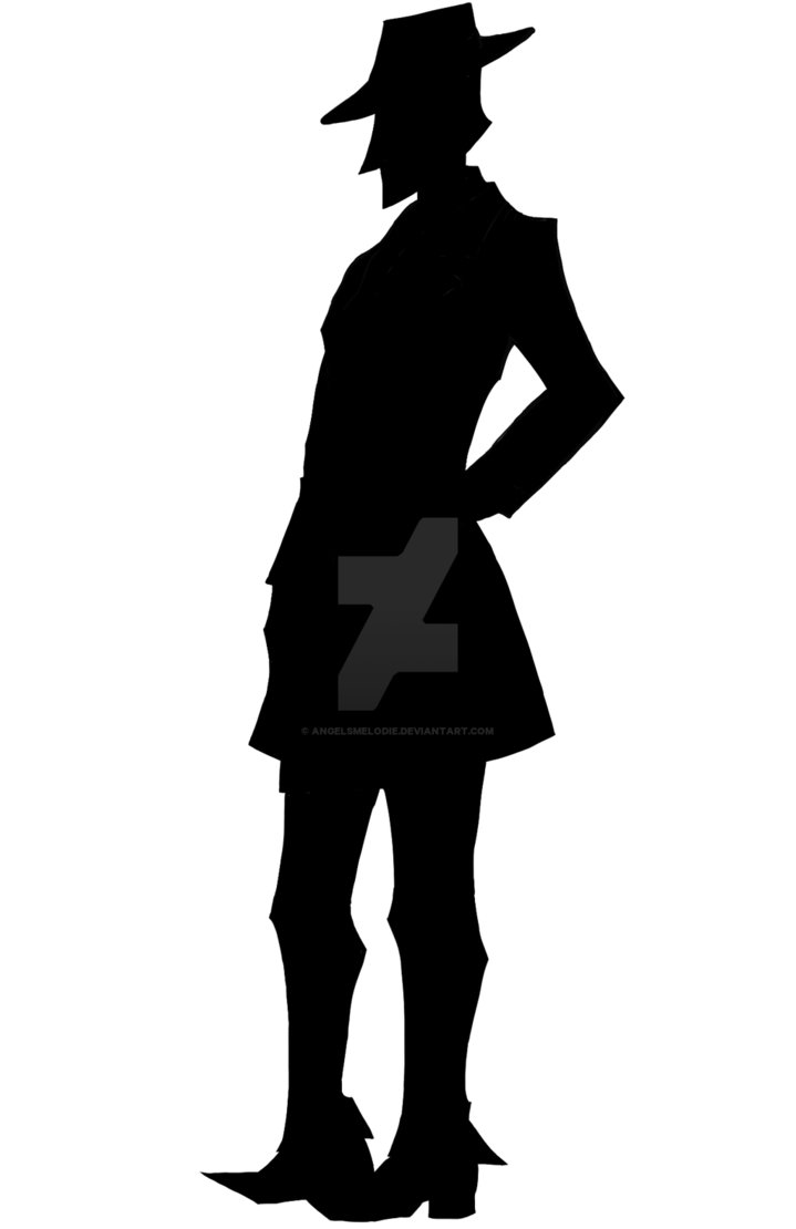 719x1110 Detective Hue Sideview Silhouette By Angelsmelodie