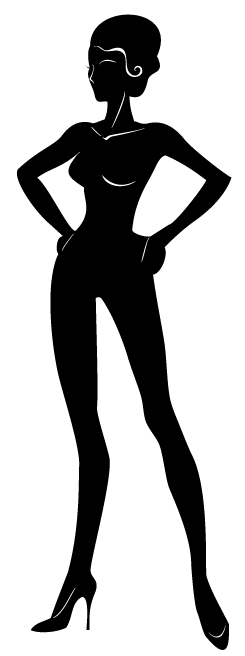 245x656 Female Detective Clipart