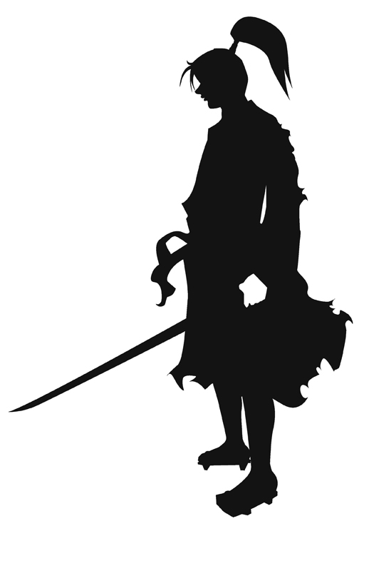 518x800 Samurai Silhouette By Ginchan