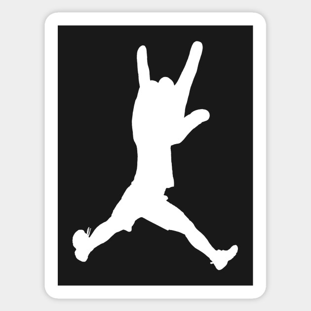 630x630 Jumping Devil Horns Hand Silhouette
