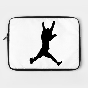 285x285 Jumping Devil Horns Hand Silhouette