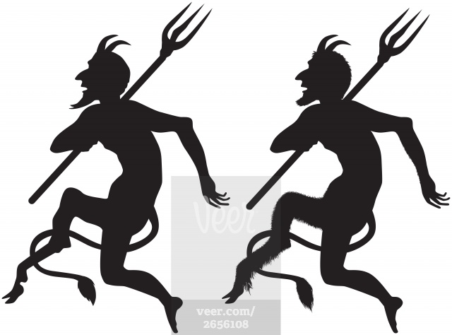 640x474 Devil Clipart Silhouette