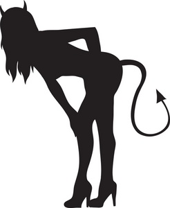 246x300 Free Devil Woman Clipart Image 0071 0905 2919 5560 Computer Clipart