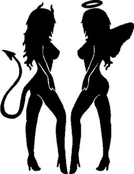 270x350 Girl, Angel Girl, Vinyl Cut Decal