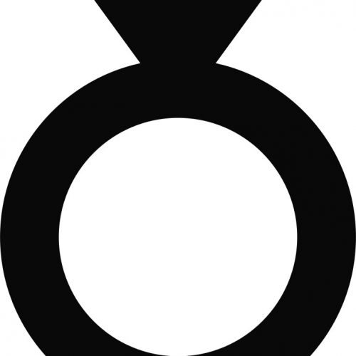 500x500 Diamond Ring Silhouette Luxury Free Silhouette Studio Design File