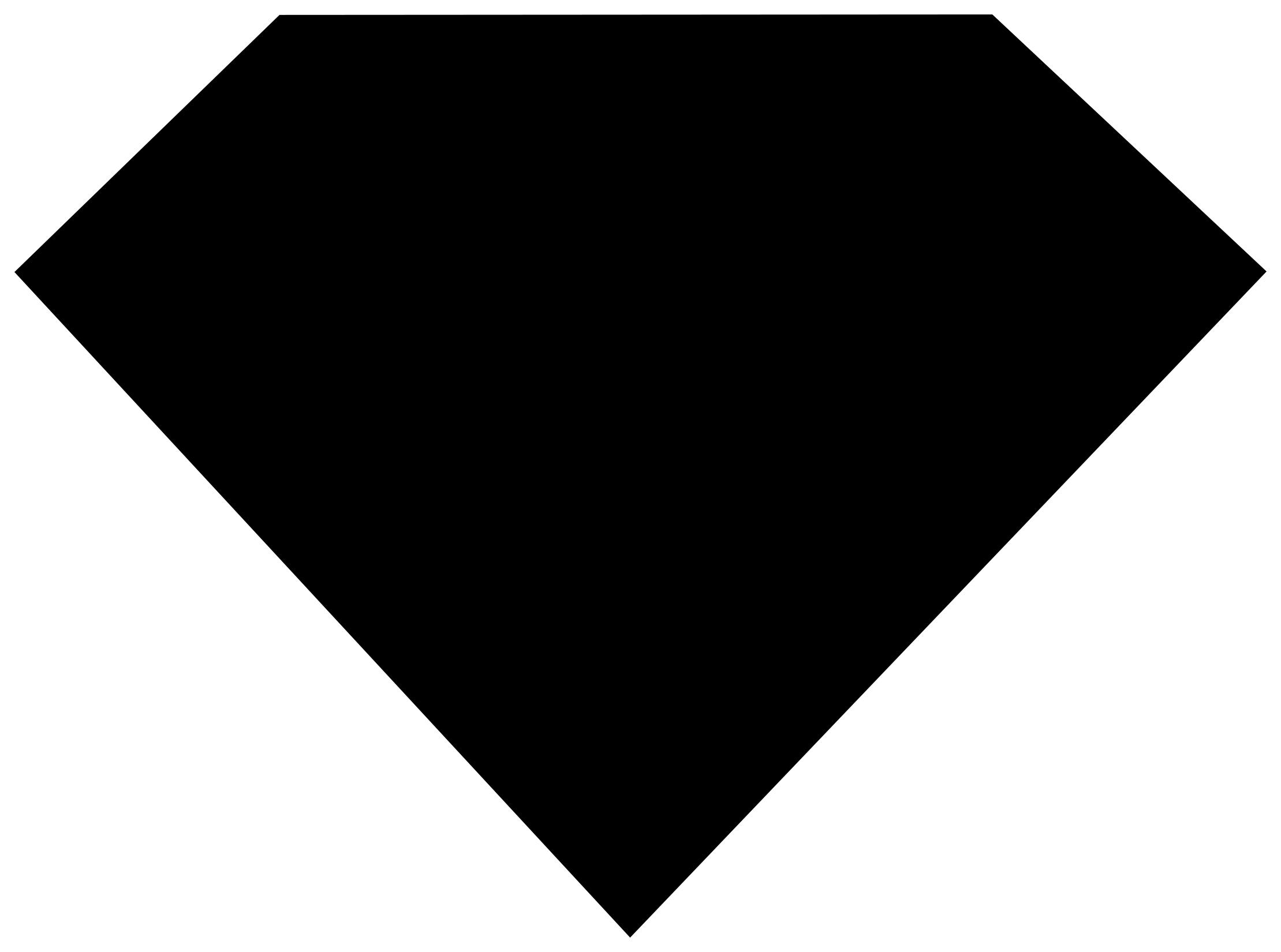 2219x1650 Diamond Shape Silhouette Clipart