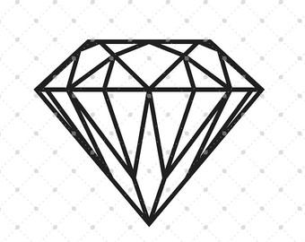 340x270 Diamond Svg Cut Files For Cricut, Silhouette And Other Vinyl