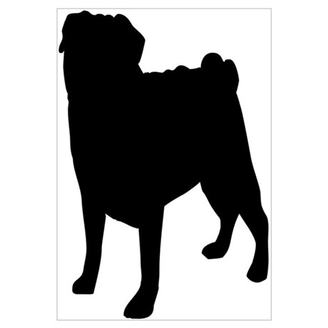 460x460 Dog Silhouette Wall Art