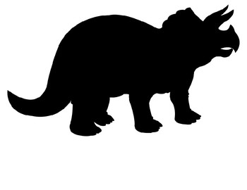 350x270 Dinosaur Silhouettes By Early Childhood Resource Center Tpt