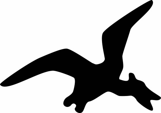 560x392 Ccmdcu 001 Pterodactyl Dinosaur Silhouette [Cupcake Stencil