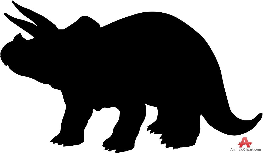 999x582 Triceratops Dinosaur Silhouette Clipart Free Clipart Design
