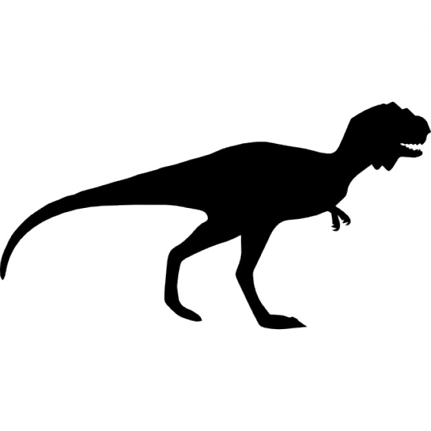 626x626 Dinosaur Silhouette Of Majungasaurus Icons Free Download