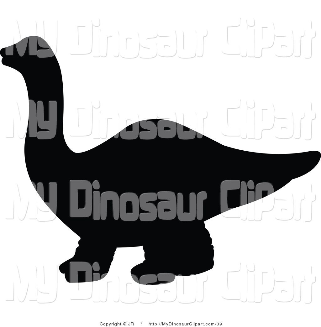 1024x1044 Royalty Free Clip Art Of A Profiled Black Apatosaurus Dinosaur