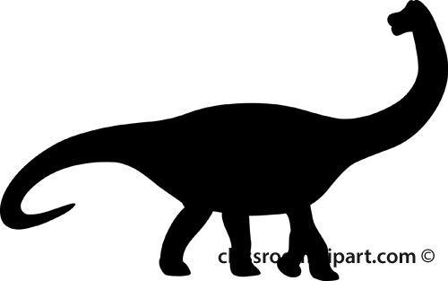 500x313 Dinosaur Outlines