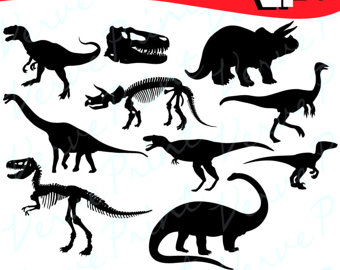340x270 Dinosaur Silhouette Clipart