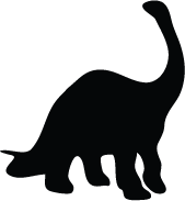 169x183 Dinosaurs Silhouettes Silhouettes Of Dinosaurs