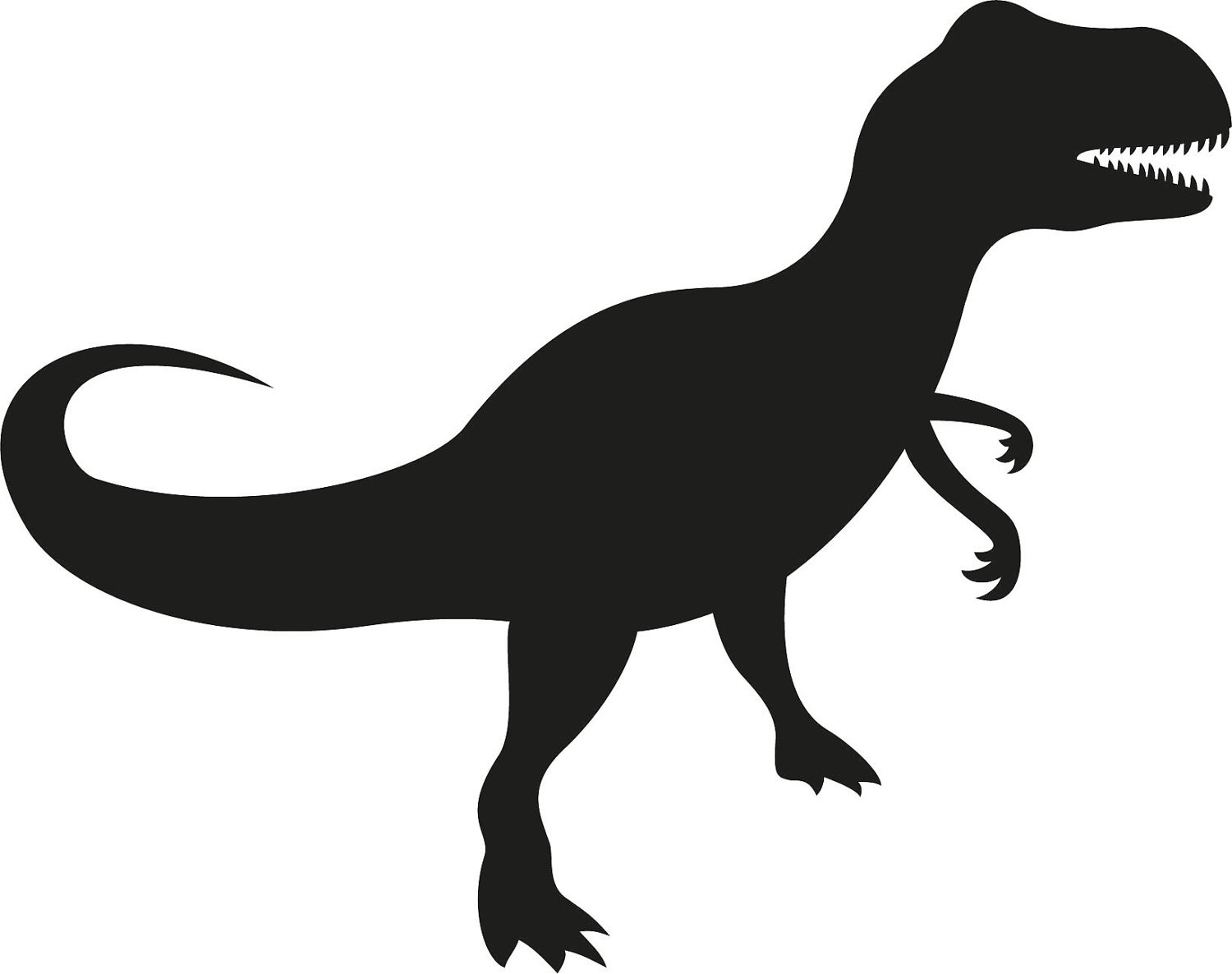Dinosaur Vector Silhouette at GetDrawings | Free download