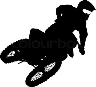 320x289 Dirt Bike Rider Vector Cartoon Illustration Design Stock Vector
