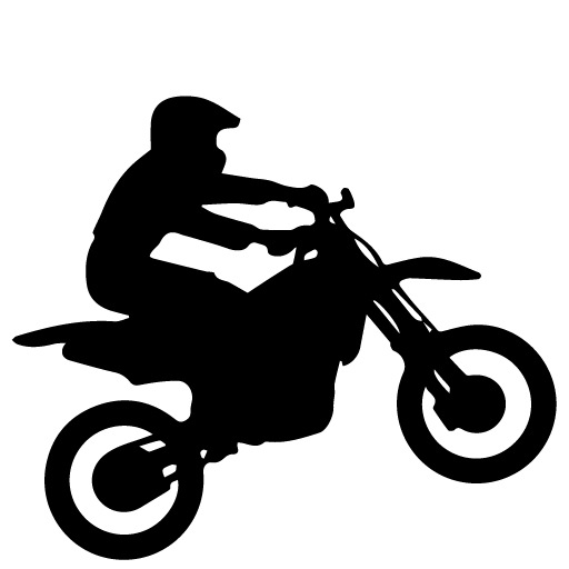 Dirtbike Silhouette at GetDrawings | Free download