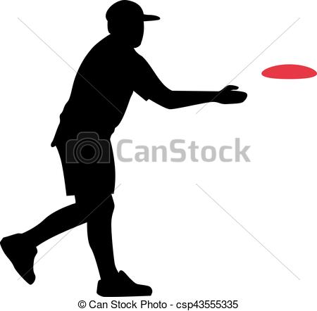 450x442 Disc Golf Player Vectors