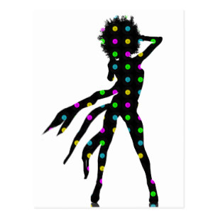 307x307 Dancing Silhouette Postcards Zazzle Uk