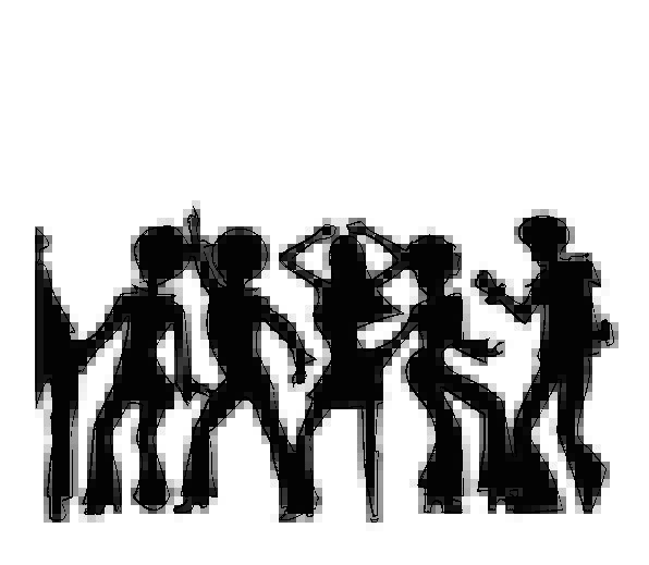 596x519 Disco, Bop, Public, Dancing, Bopping, People, Party, Gathering