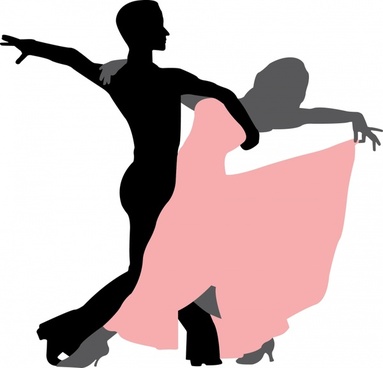 383x368 Dancing People Disco Silhouette Free Vector Download (10,979 Free