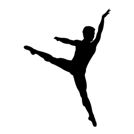 270x270 Ballet Dancer Silhouette Stencil Free Stencil Gallery