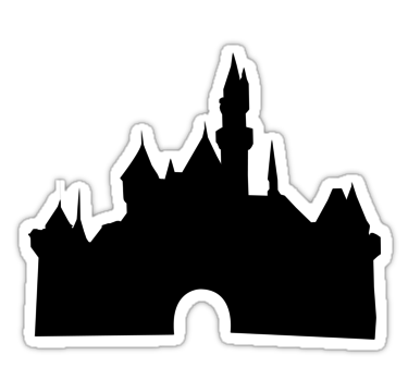 375x360 Disney Castle Silhouette