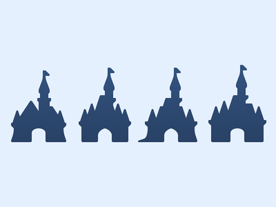 400x300 Disney Castle Icons By Louie Mantia