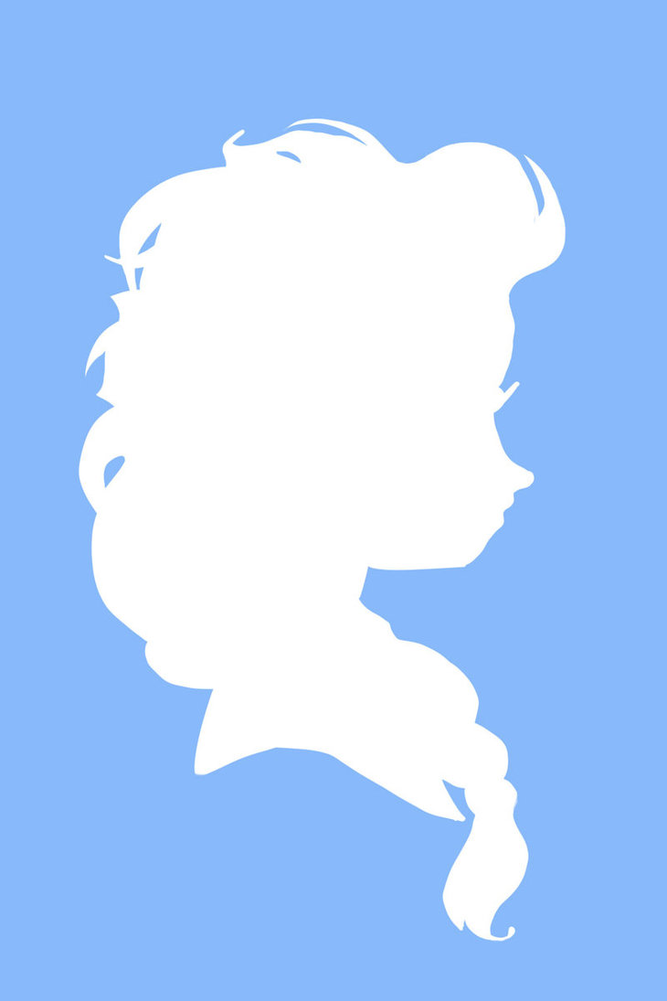 730x1095 Disney Frozen Silhouette Clipart