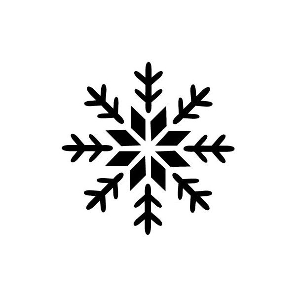 600x600 Snowflake Printable Stencils To Use For Decorating Cake Disney
