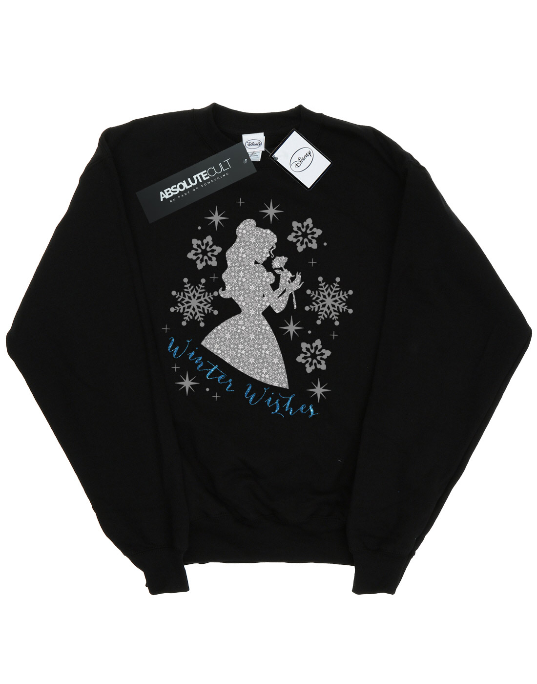 1100x1400 Disney Boys Princess Belle Winter Silhouette Sweatshirt