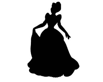 Disney Princess Silhouette Cinderella at GetDrawings | Free download