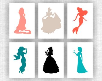 Disney Princess Silhouette Printables at GetDrawings | Free download